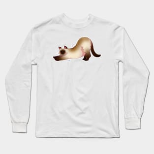 Mocca Siamese Cat V.2 Long Sleeve T-Shirt